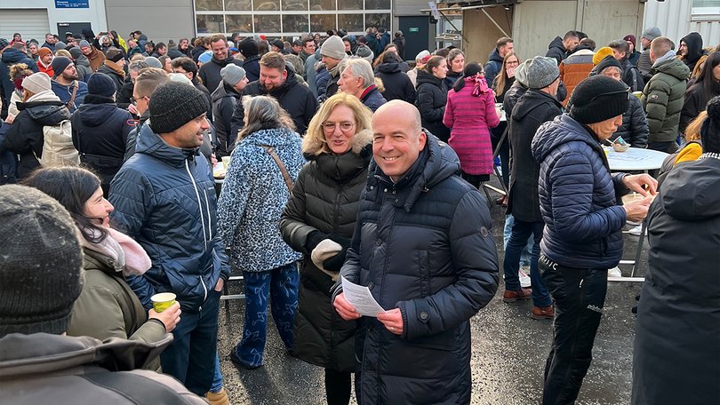 Jochen Früh at the New Year's reception